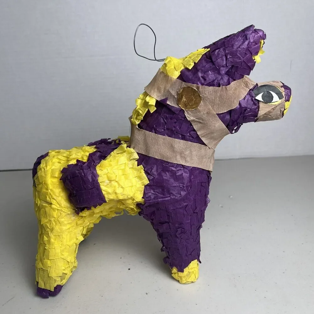 Pinatas Table Decoration Mini Donkey Fiesta Party Favor With Hanger 9.5